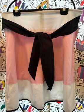 Fang cotton/spandex low waist skirt